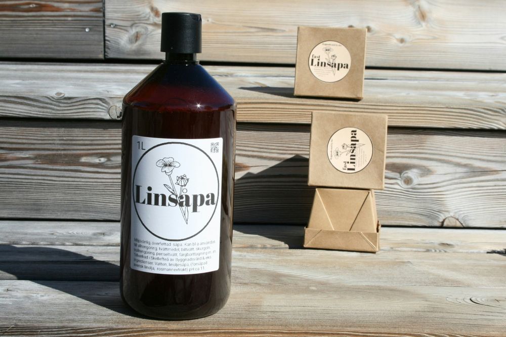 Linsåpa  naturlig kraft i städskåpet